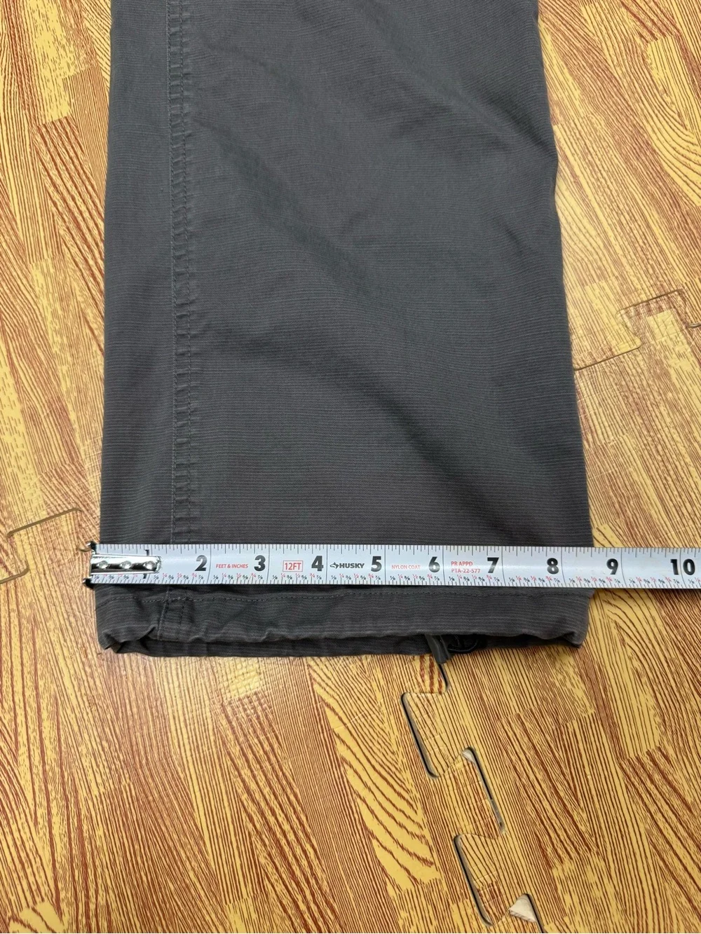 Patagonia Performance Gi IV Belted Pants Organic Cotton Gray Mens Large Hiking